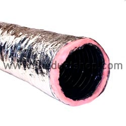 Insulated Flexible Duct Tube Hose Venting Heating A/C HVAC Mobile Home 10" x 25' 