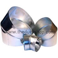 45 Degree adjustable elbow ducts