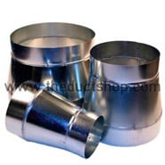 12 x 8 Duct Fitting Diameter Galvanized Steel Reducer 8 Duct Fitting Length
